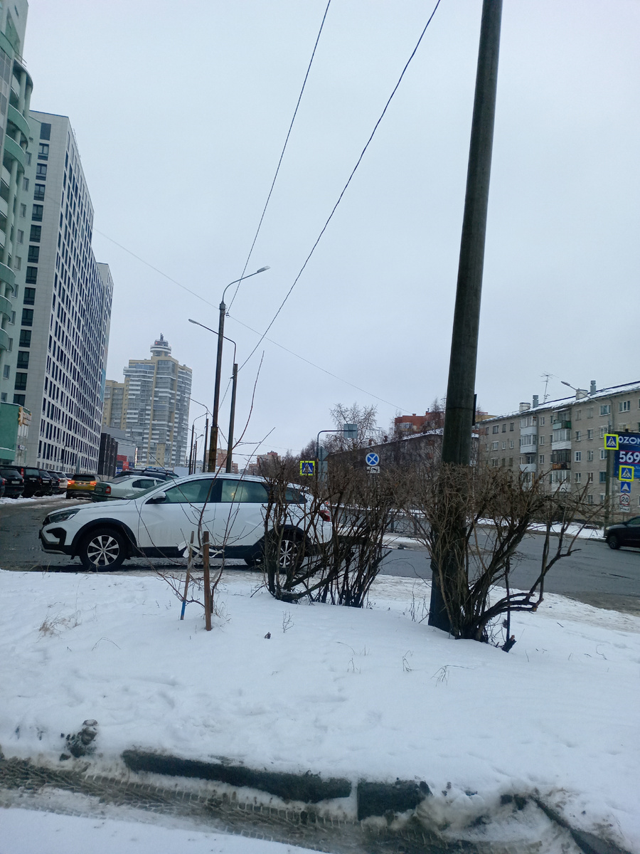 Вот такой серый город в сумерках