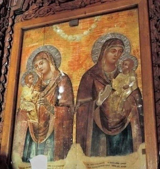 Двойная икона Богородицы