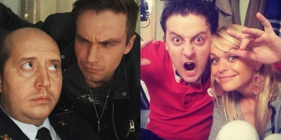 6 архивных кадров со съёмок сериалов 2010-х