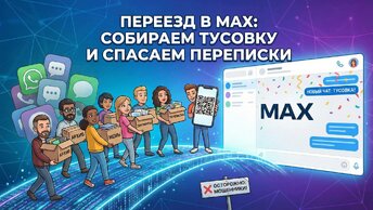 Как переехать в MAX: создаём чат и переносим архив переписки