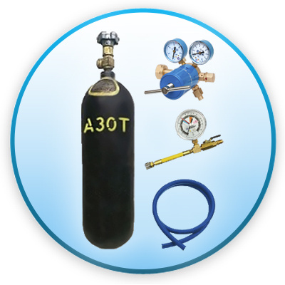 Опрессовка азотом