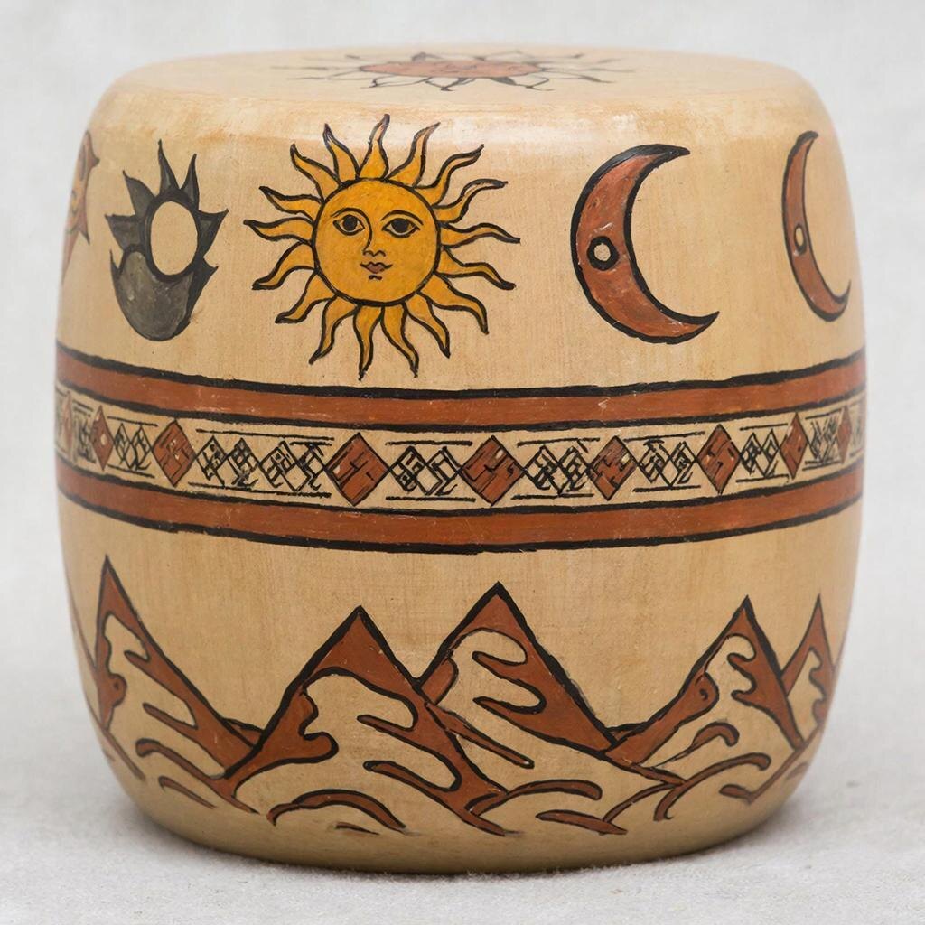 Алтайский бубен. Фото сгенерировано нейросеть