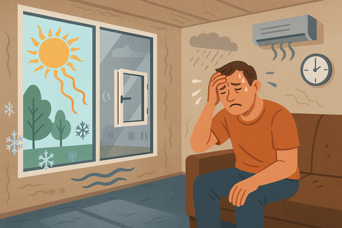 Некомфортный микроклимат в каркасном доме с панорамными окнами — следствие непродуманных узлов и остекления