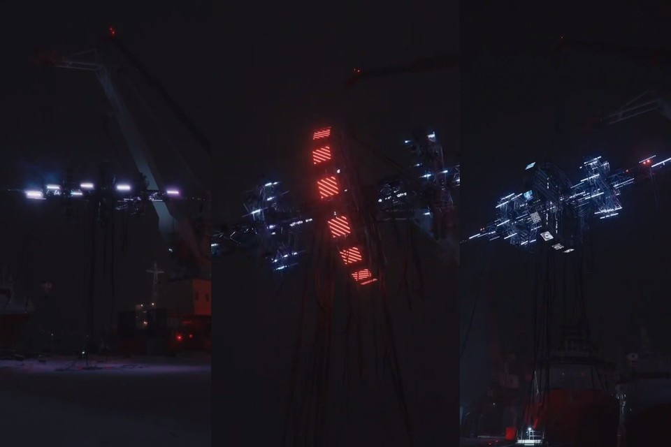    Северяне могут полюбоваться на объект искусства до 5 декабря. Фото: кадры из видео / Правительство Мурманской области