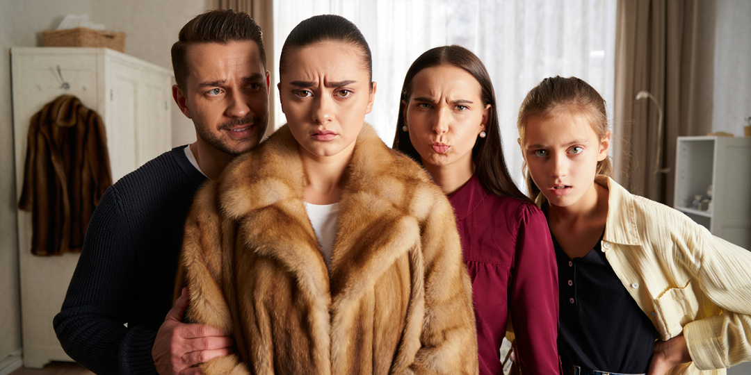 – Подари племяннице свою шубу, она молодая, ей нужнее! – настаивала золовка