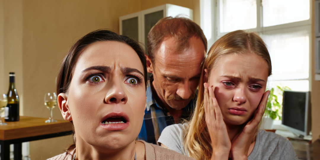 Поднялась к соседке за солью, а там за столом сидел мой муж с её дочерью