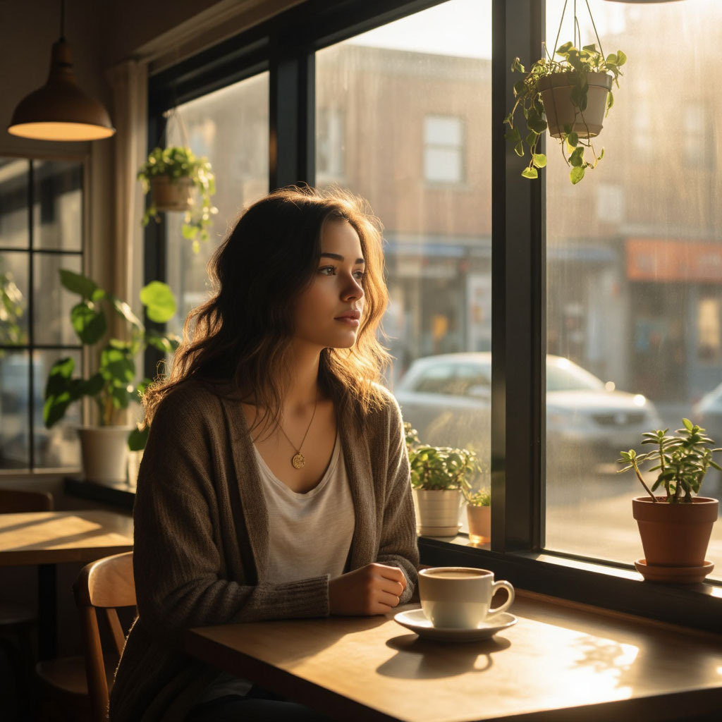 Одиночество в кино. Сгенерировано нейросетью Алиса