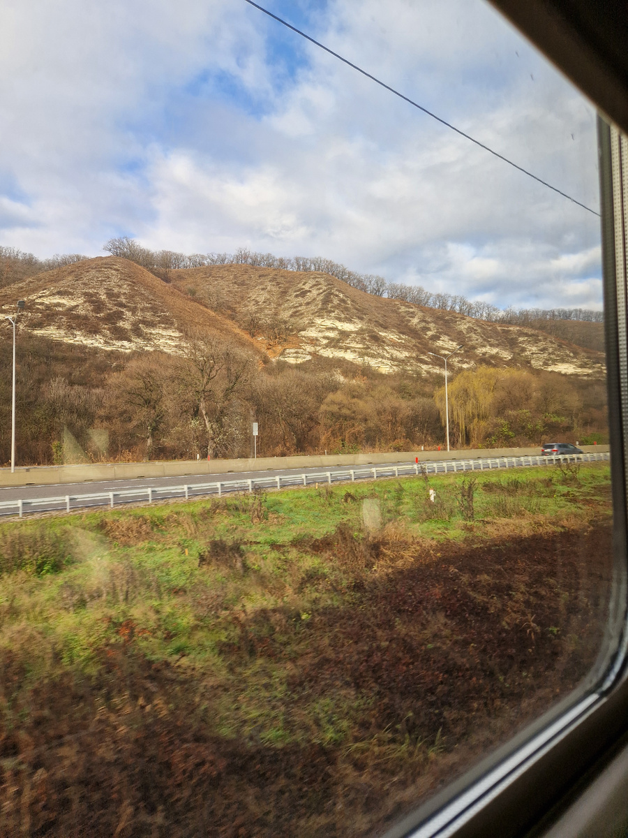 Вид из окна поезда