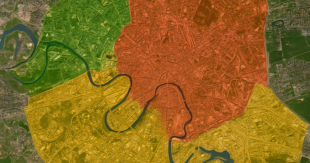 Кто, где живет в Москве? Где богатые, а где бедные?