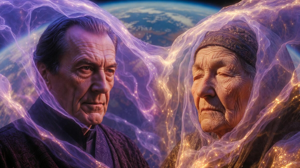 "Невидимая Энергия Мира" иллюстрация создана сетью Грок