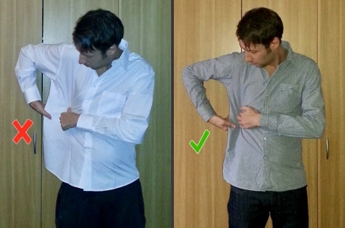 Чеклист для рубашек