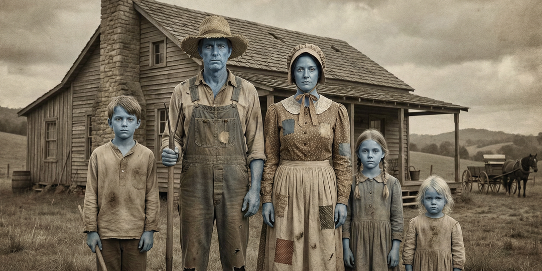 История американской семьи, где дети рождались с синей кожей и выглядели как смурфики