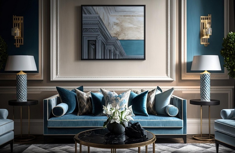 Дизайн-проект гостиной, Проектная Группа ПЛАНЕТА