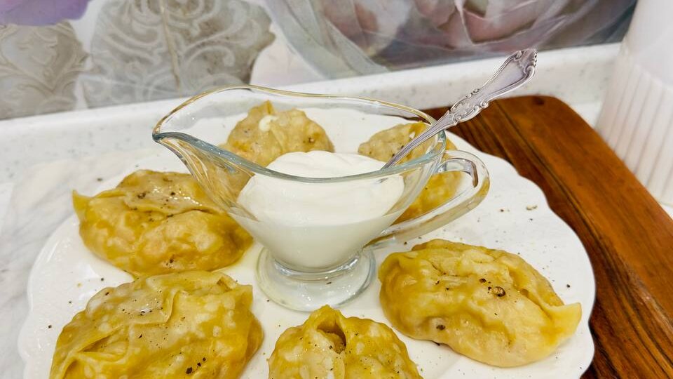 МАНТЫ С МЯСОМ И ТЫКВОЙ