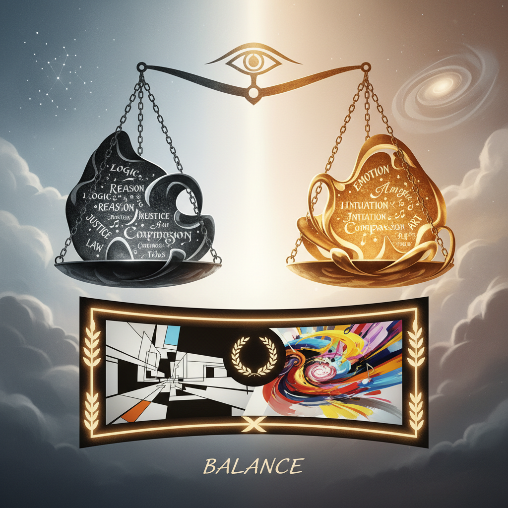 Символические весы критики и зрителя над экраном кинотеатра. Сгенерировано нейросетью perplexity.ai