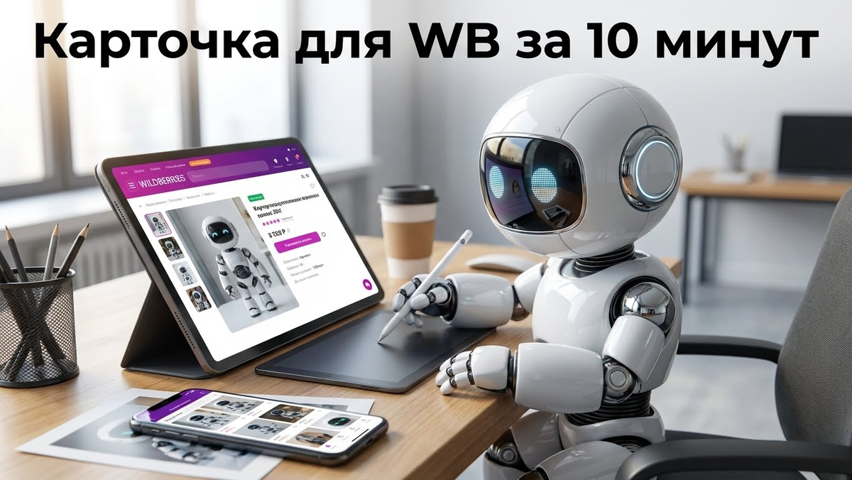    Карточка товара для Wildberries нейросетью: текст + фото за 10 минут admin