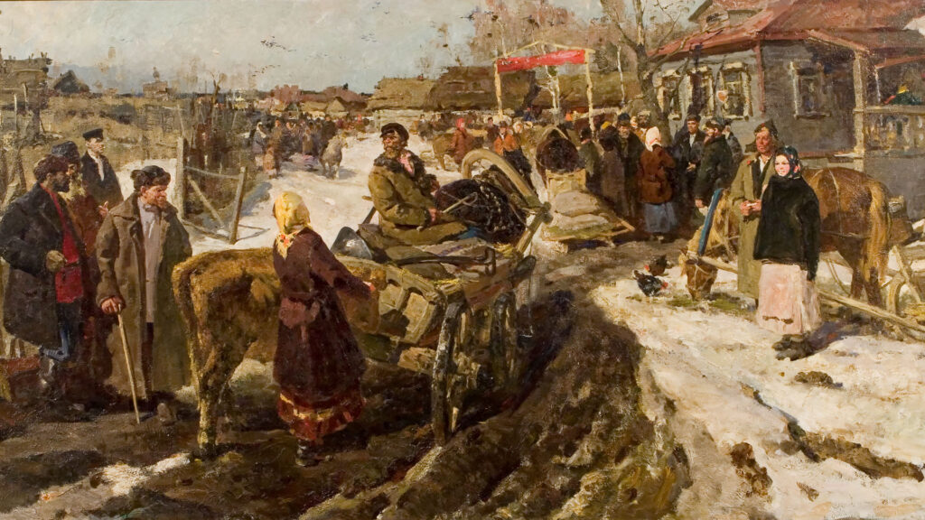 Колхозная весна, 1929 год