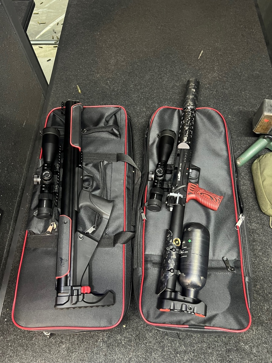 Феникс в сравнении с винтовкой Леший в карбоновом обвесе. Кто из них более компактный? 