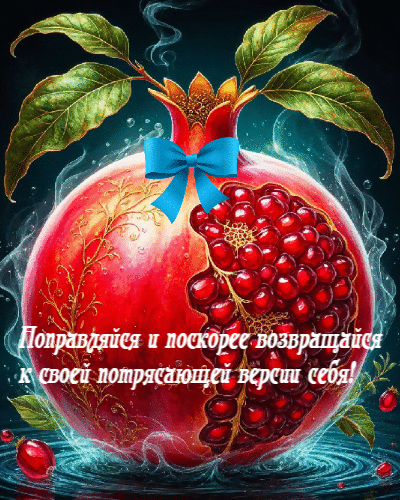 Поправляйся и поскорее возвращайся.