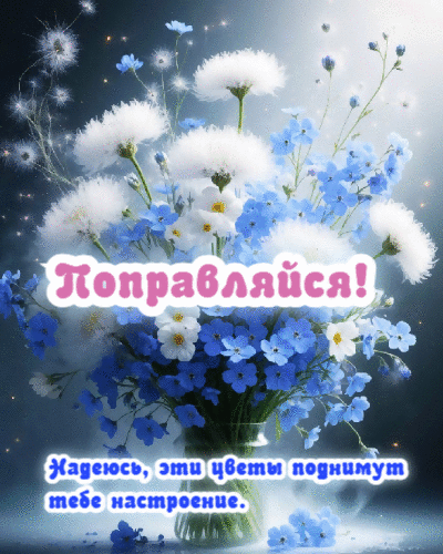 Эти цветы поднимут тебе настроение.