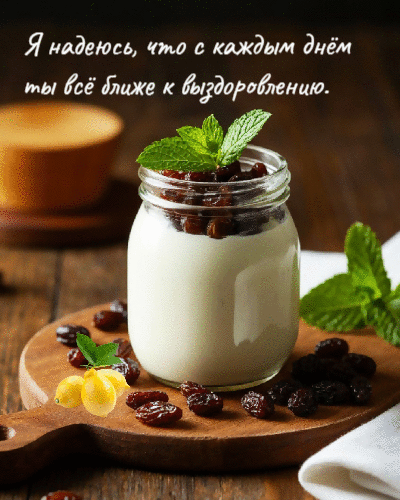 С каждым днем ты всё ближе к выздоровлению.