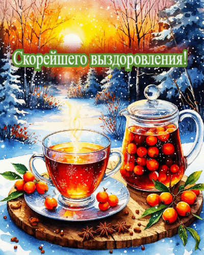 Скорейшего выздоровления.