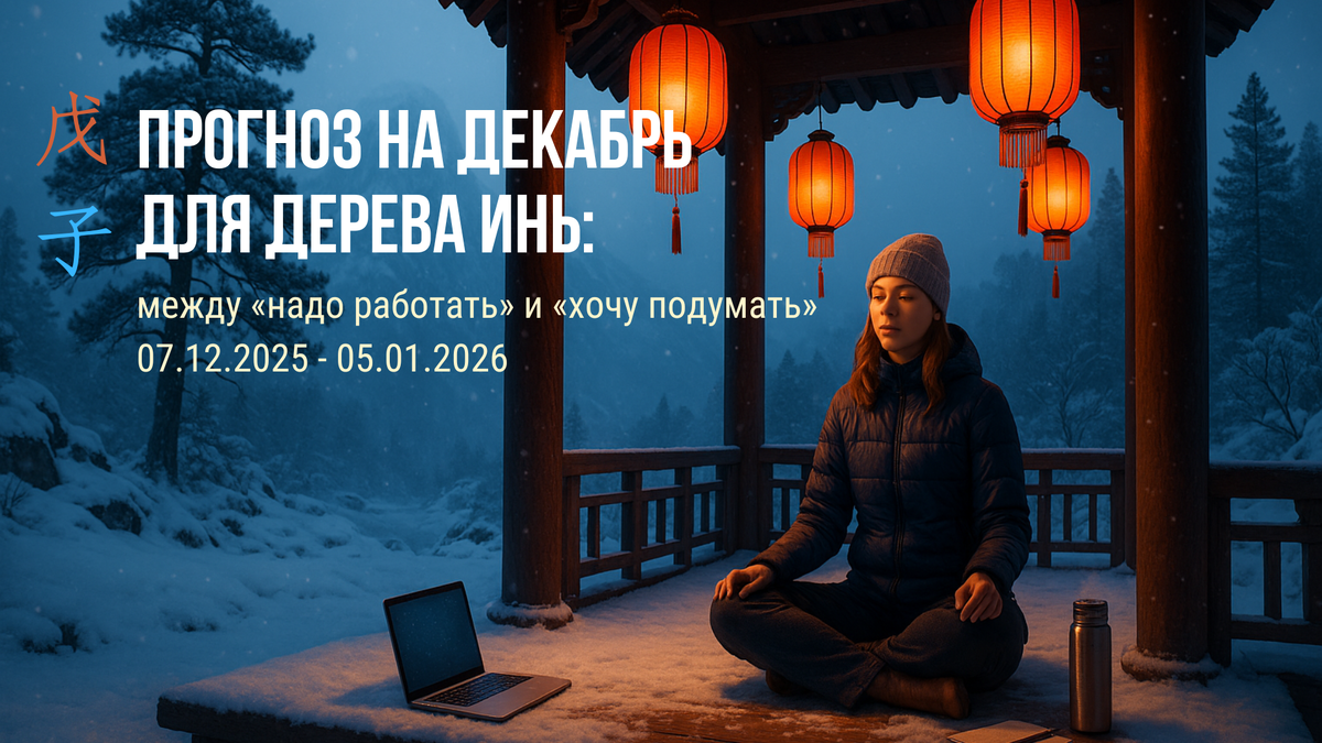 Что будет в декабре у людей с элементом Личности Дерево Инь по БаЦзы