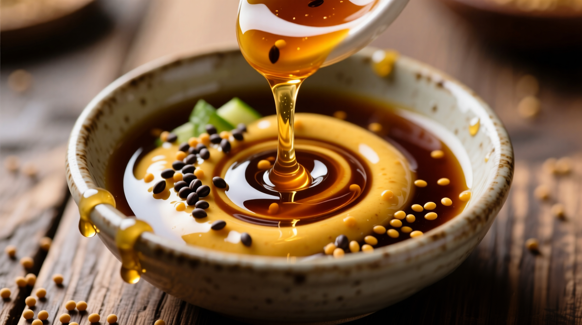 Уксусно-медовый маринад с горчицей