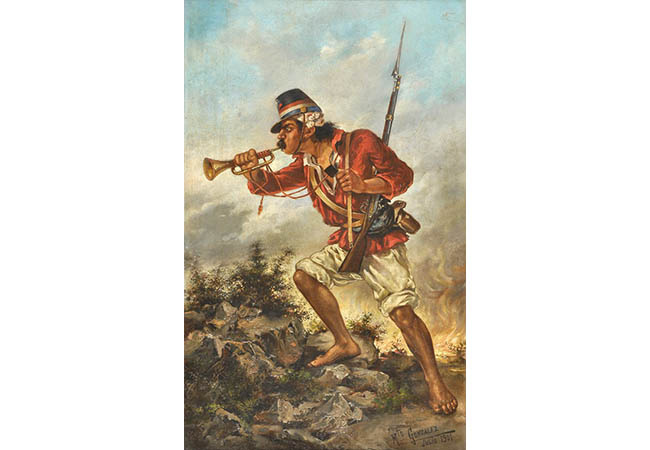 Горнист парагвайской пехоты  