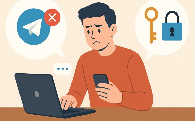    Новый способ входа в Telegram без кода из SMS