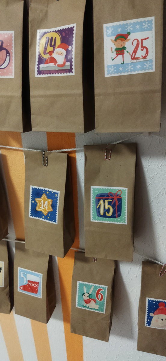 Фото нашего домашнего адвент-календаря