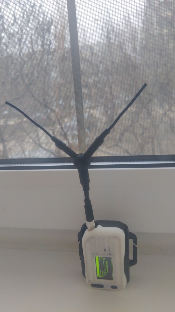 Y-антенна на ноде Heltec t114