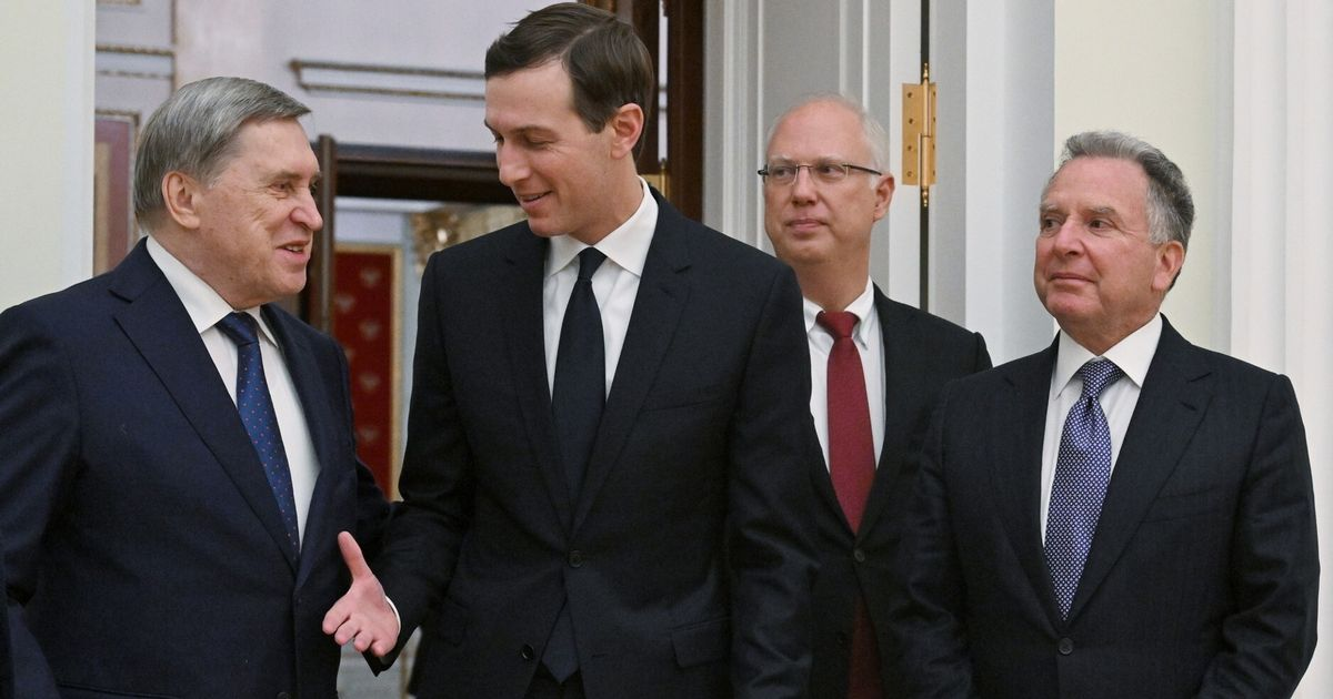 Ушаков, Кушнер, Дмитриев, Уиткофф в Кремле