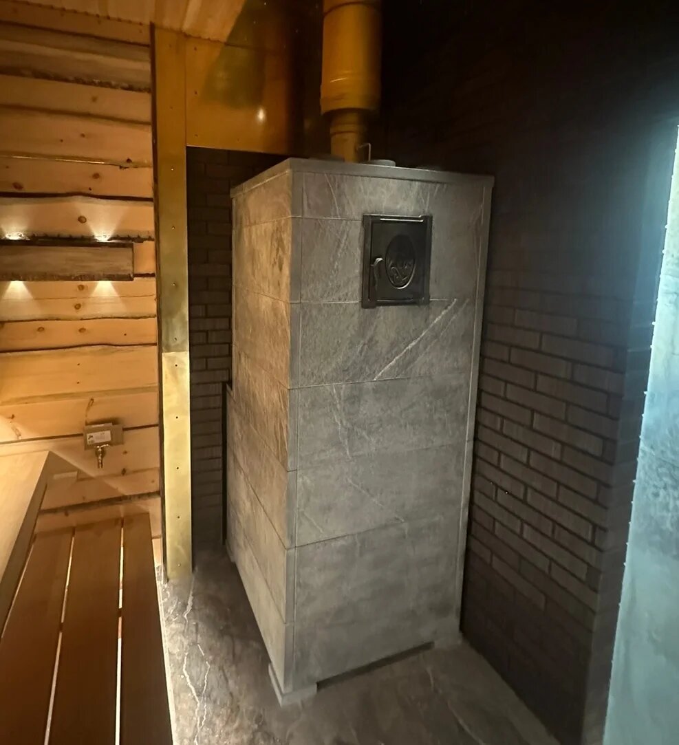 Печь для бани из талькомагнезита RUSSTEAM