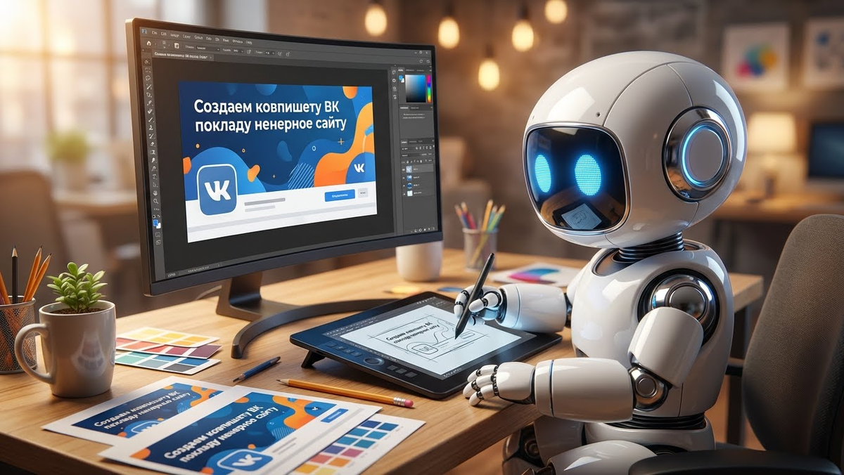    Как создать обложку для группы ВКонтакте нейросетью admin