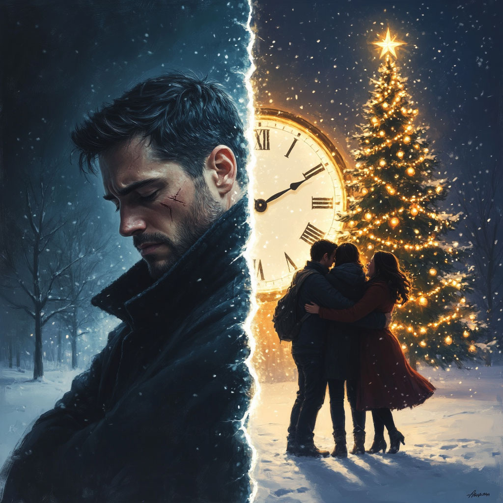 Архетип Рождества в кино.  Сгенерировано нейросетью Алиса.