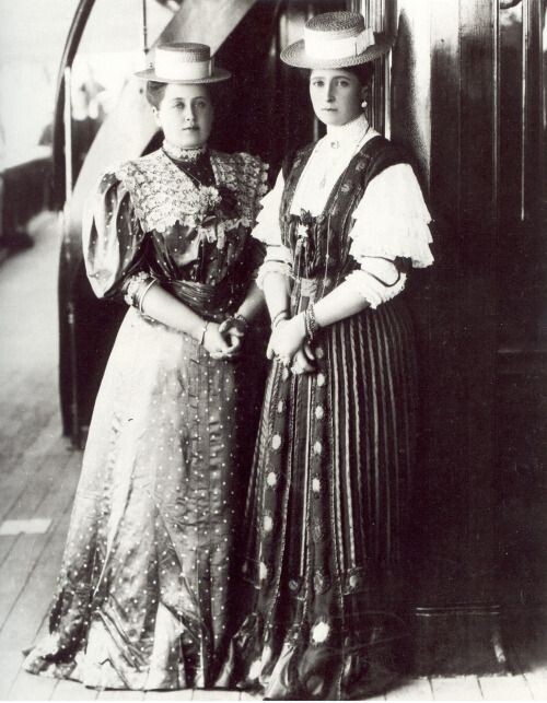 Императрица Александра Федоровна и Анна Вырубова