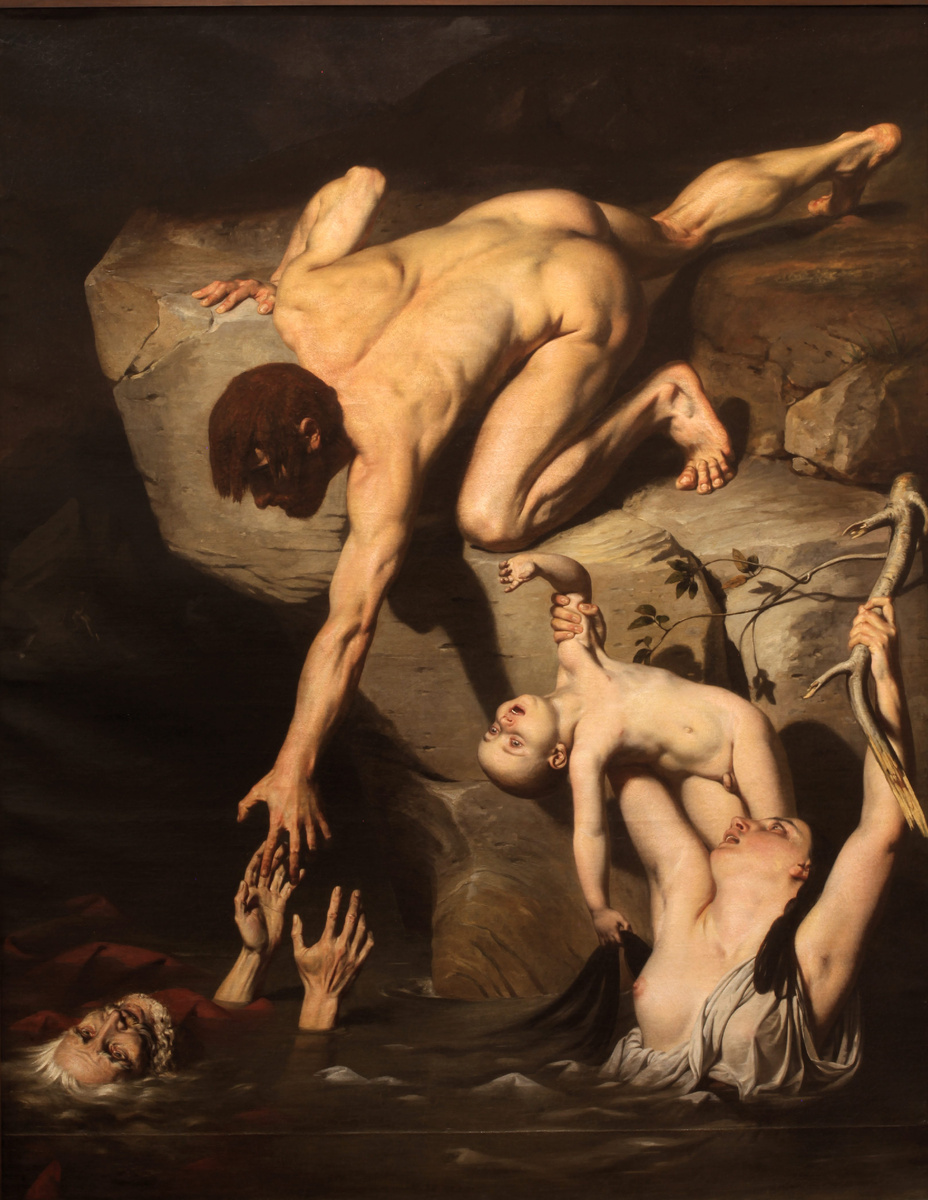 Сцена потопа — Джозеф Дезире Корт