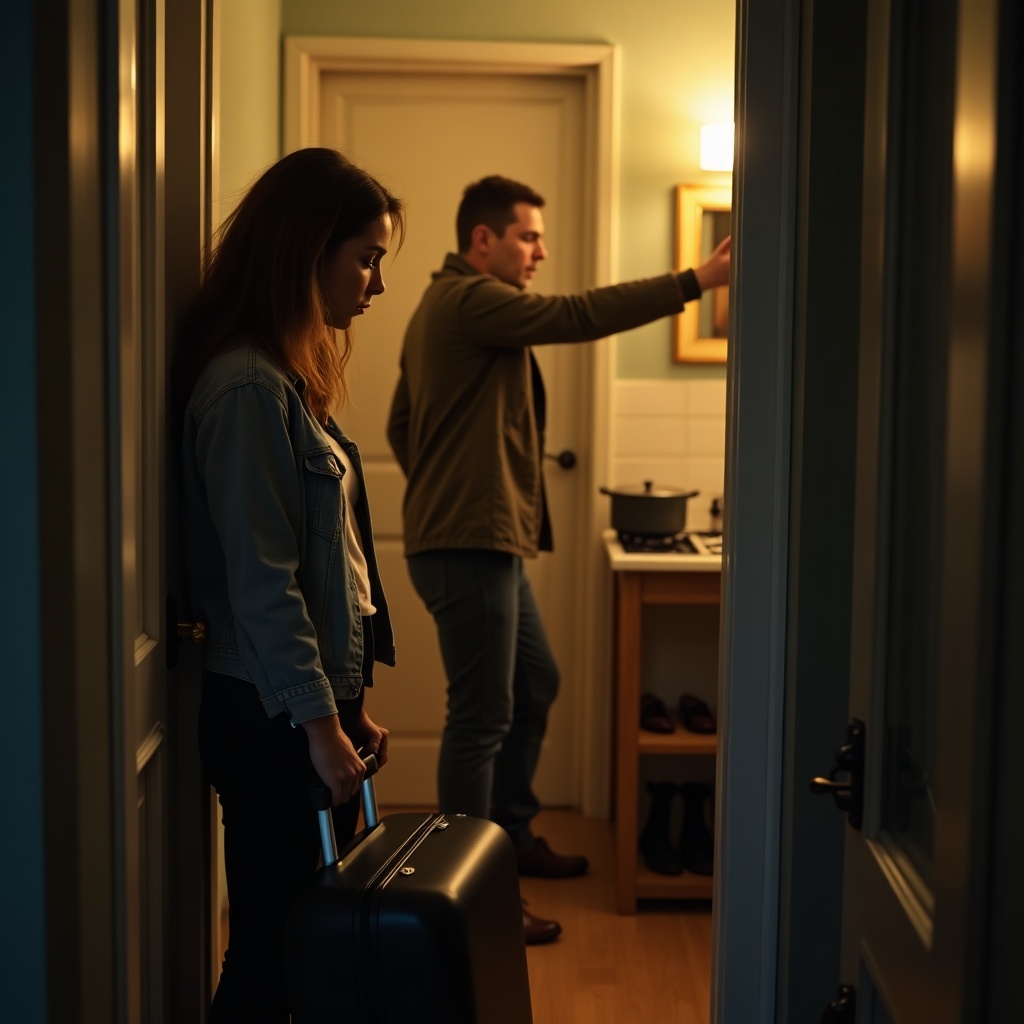 — Ты сказал маме, что я плохо готовлю? Замечательно. Теперь готовь сам и для неё тоже — я ухожу, — бросила она чемодан в коридор.