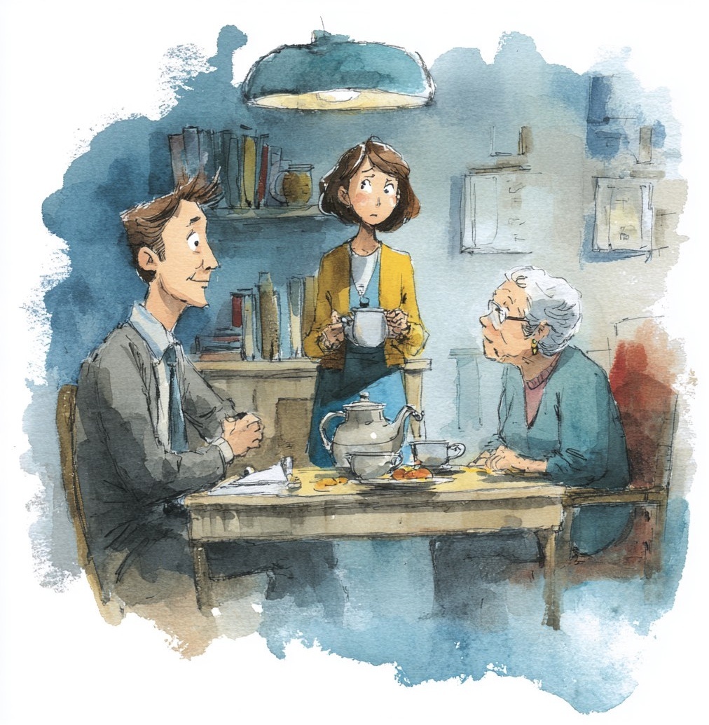 Семейный треугольник. ИЛЛЮСТРАЦИЯ СОЗДАНА ИИ