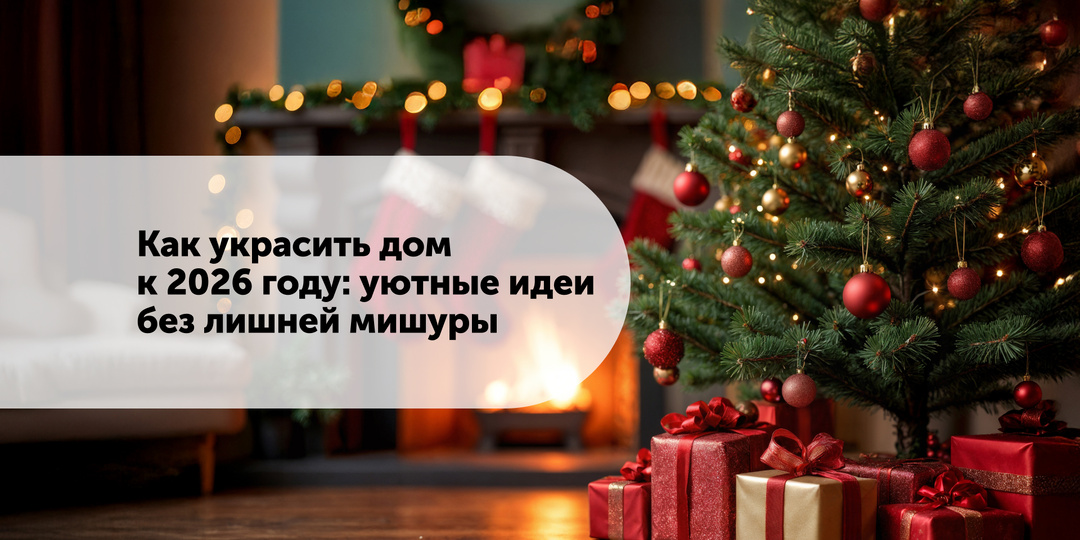 Как украсить дом к 2026 году: уютные идеи без лишней мишуры