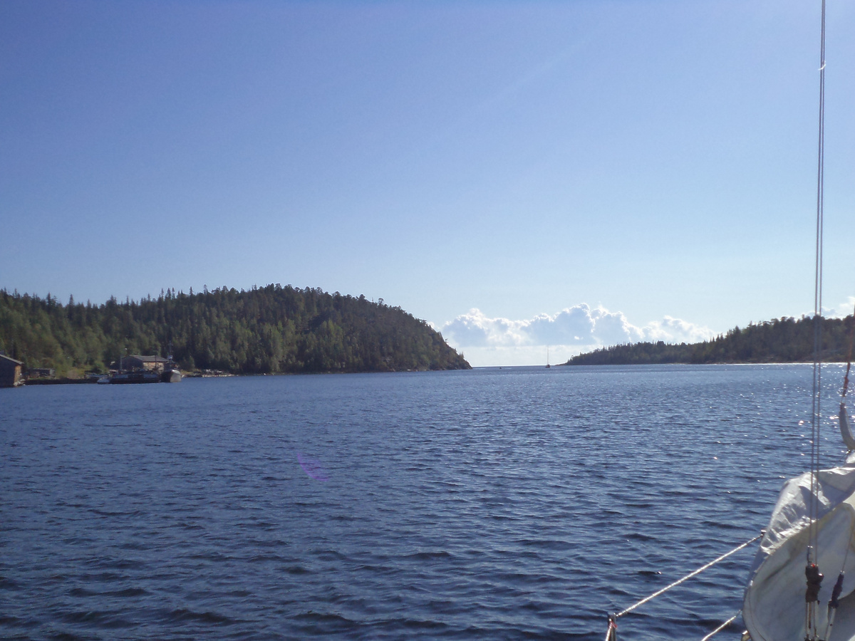 Первый выход в море под парусом