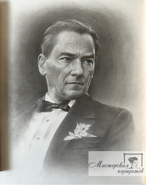 Портрет карандашом от художников "Мастерская портретов"