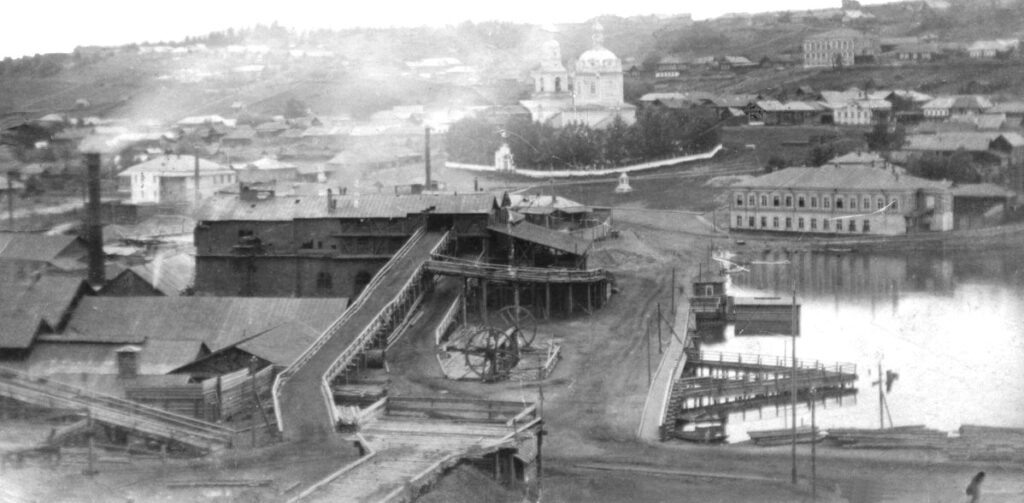 Нижнесергинский металлургический завод в начале 20 века