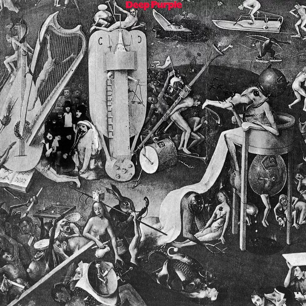 Обложка альбома Deep Purple III (1969) — фрагмент триптиха «Сад земных наслаждений» Иеронима Босха