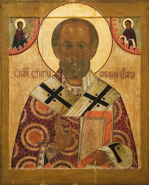 Николай Мирликийский (также известный как Николай Чудотворец или Николай Угодник) — один из самых почитаемых христианских святых, архиепископ города Миры Ликийские (на территории современной Турции), живший в III–IV веках. Он прославился как великий угодник Божий, при жизни и после смерти совершавший множество чудес. 