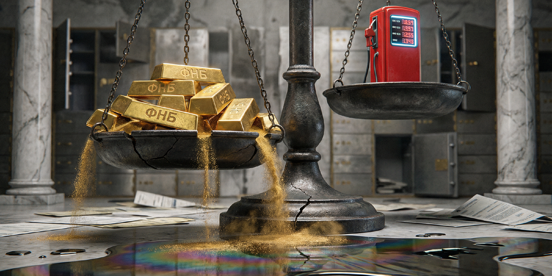 Остатки ФНБ начнут усиленно распродавать из-за бензинового кризиса