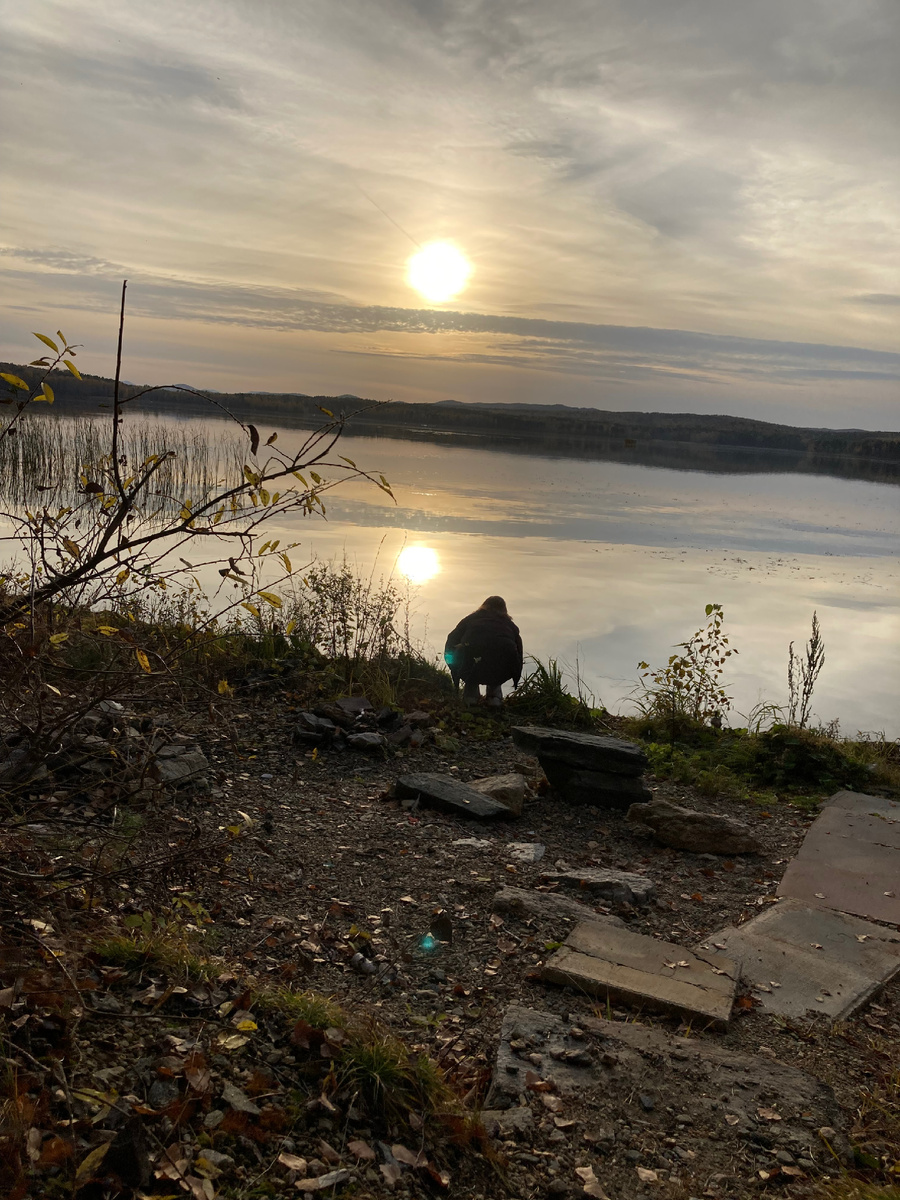 Озеро Увильды. Октябрь 2025 год