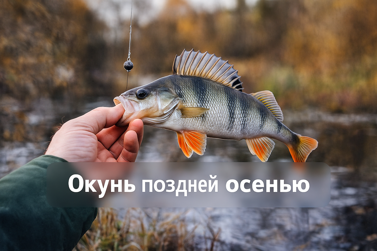 Окунь поздней осенью