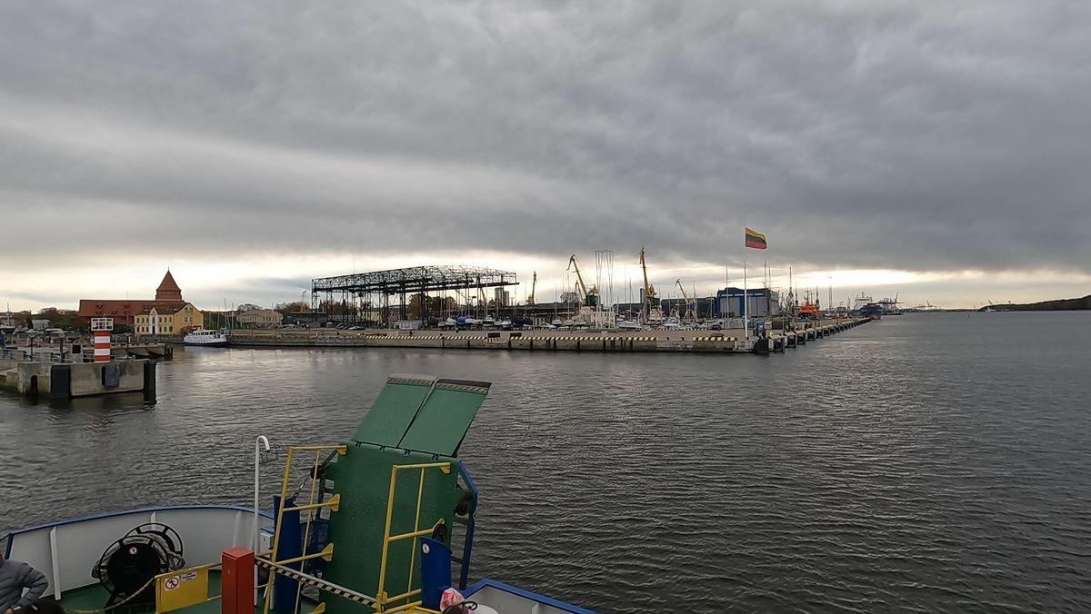 Пассажирский паром из Клайпеды на Куршскую Косу